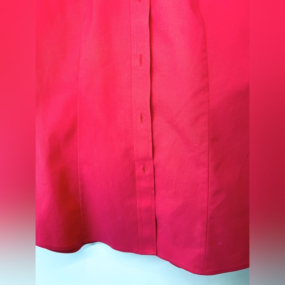 Talbots Wrinkle Resistant 3/4 Length Button Down size 4P - Picture 11 of 14